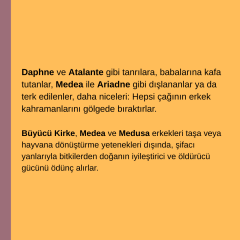 Antik Yunan Mitolojisinin Kadınlarına Dair Öyküler