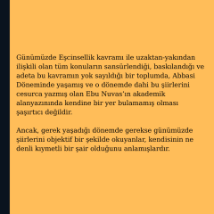 Ebu Nuvas: Abbasi Şiirinde Aşk, Şarap ve Erotizm
