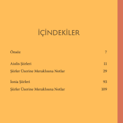 Bilmece Antik Kentler: Aiolis ve İonia Şiirleri ile Meraklısına Notlar