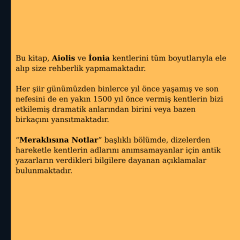 Bilmece Antik Kentler: Aiolis ve İonia Şiirleri ile Meraklısına Notlar