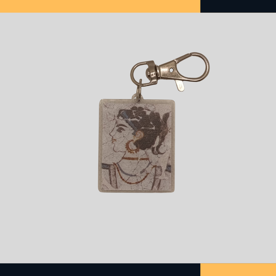Safran Toplayan Kadın, Prehistorik Thera: Charm / Anahtarlık