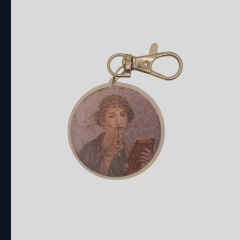 Sappho (Stilus ve Balmumu Tablet Tutan Kadın), Pompeii Duvar Resmi: Charm / Anahtarlık