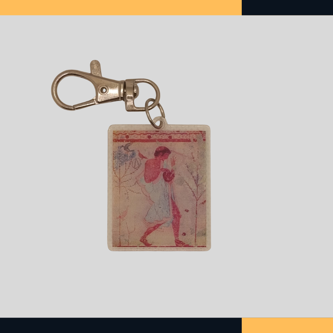 Lir Çalan Müzisyen, Triclinium Mezarı, Etrüsk Duvar Resmi: Charm / Anahtarlık
