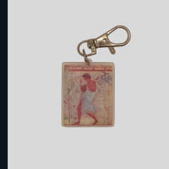 Lir Çalan Müzisyen, Triclinium Mezarı, Etrüsk Duvar Resmi: Charm / Anahtarlık