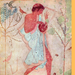 Lir Çalan Müzisyen, Triclinium Mezarı, Etrüsk Duvar Resmi: Charm / Anahtarlık